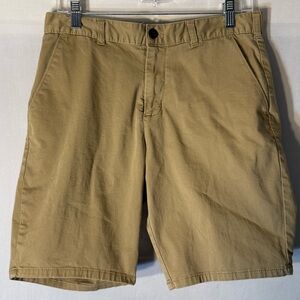 PacSun Men's Tan Flat Front Shorts